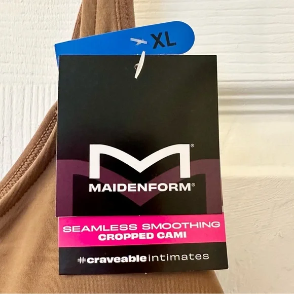 Maidenform XL Smoothing Seamless Cropped Cami - Picture 10 of 11